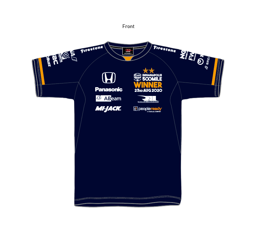 TS Driver's Tee INDY 500 WINNER 2020 Edition